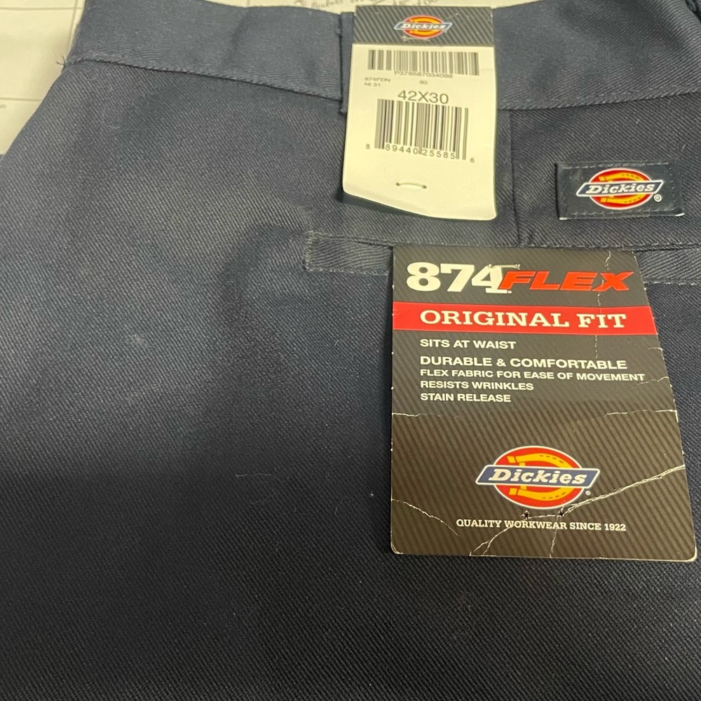 Dickies 874 Flex Original Fit Pants in Dark Blue, 42*30